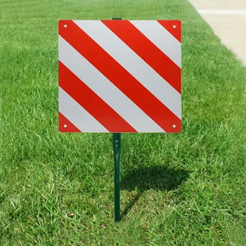 

2020 home decoration accessories Sign Reflective Sign Red White for Rear Carrier and Bike Rack 50 x 50 cm room decoration