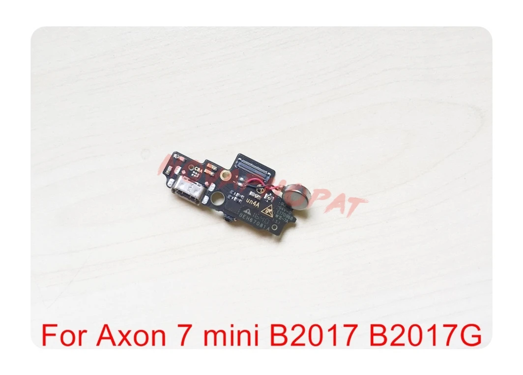 Novaphopat для zte Axon 7 mini B2017 USB док-станция зарядное устройство порт зарядки основная плата для подключения гибкого кабеля Вибрационный микрофон - Цвет: Charger board