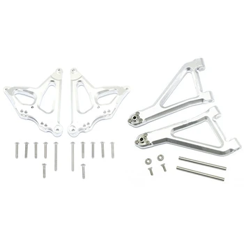 

2PCS Aluminum Front Upper Suspension Arm 8531 & 1 Pair Aluminum Alloy Suspension Fixed Code for RC Car Parts