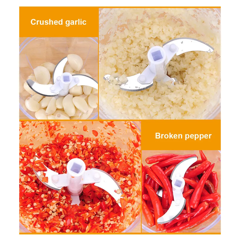 5 Blades Slicer Cutter Hand Pull Type Kitchen Tool Agitator Cooking Meat Shredder Stainless Steel+ ABS Practic Meat Grinders