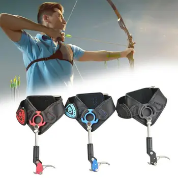 

Durable Archery Release Wristband In/Outdoor Safe Wristband Adjustable Lightweight Professional Hunting Bow & Arrow Strap NEW