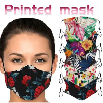 

Mascarilla 5pc Adult Calico Sand Exhaust Sunscreen Face Mask Breathable Cycling Mask Masque Mascarillas Lavables Mondmasker