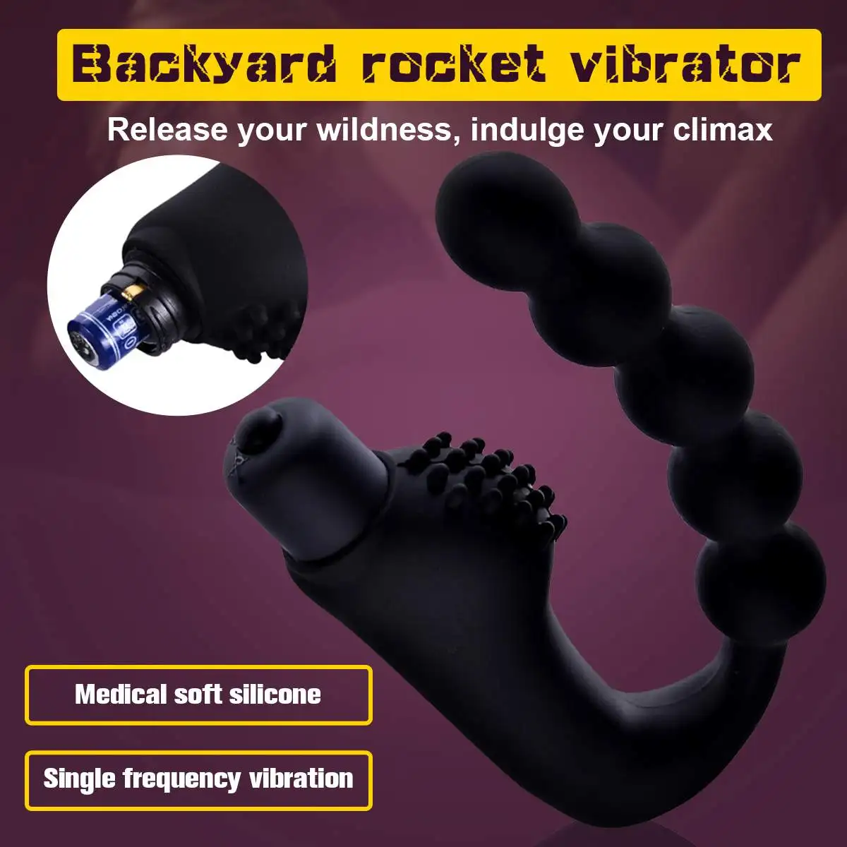 

Silicone Beads Vibration Massager Adult Products liver door pull beads For Women Men Adult