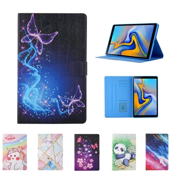 

Flip Shell Case For Samsung Galaxy Tab A7 10.4 2020 Cover SM-T500 SM-T505 SM-T507 T500 Funda Tablet Painted Shell Coque Capa
