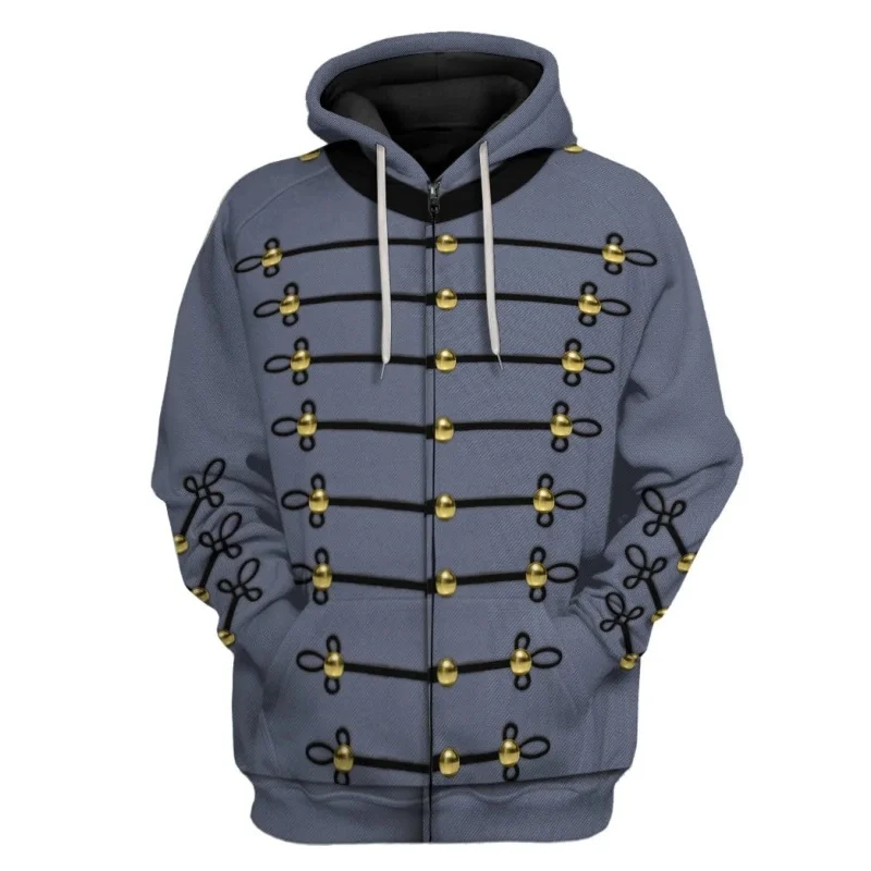 PLstar Cosmos 3d hoodies/Sweatshirt Cosplay American Civil War Military Uniform Winter Autumn Long sleeve streetwear Pullover PLstar Cosmos 3d hoodies/Sweatshirt Cosplay American Civil War Military Uniform Winter Autumn Long sleeve streetwear Pullover