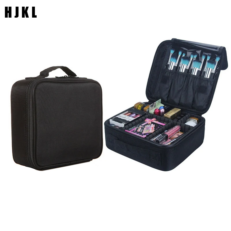 makeup box professional Cosmetic Cases Big Capacity Makeup Box For Women Travel Waterproof Professional Toiletry Bags Female Ne