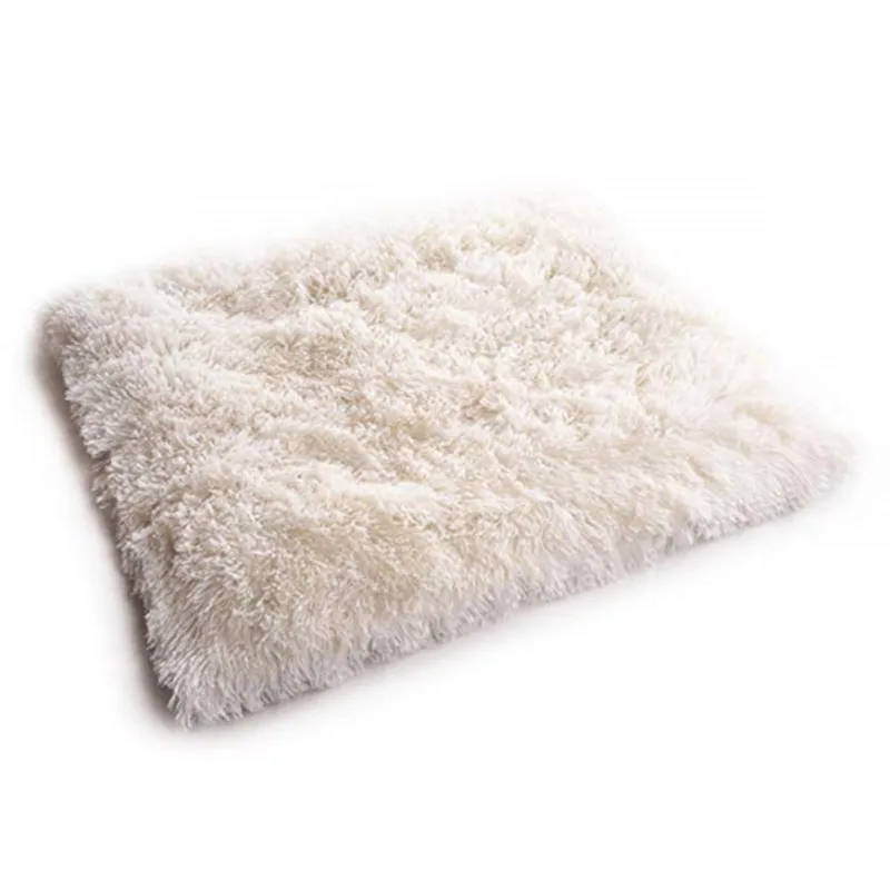 Одеяла для домашних животных, собак, кошек, пушистый коврик для больших собак, однотонный матрас для кошек, длинные плюшевые мягкие зимние теплые тонкие Чехлы для глубокого сна