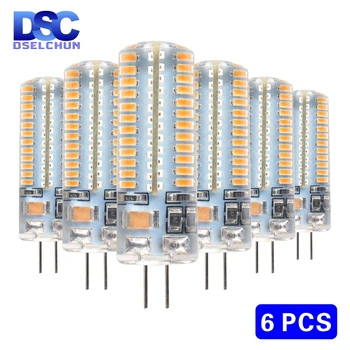 

6pcs/lot G4 LED Bulb AC DC 12V 220V 1w 2w 3w 4w 5w Replace Halogen Lamp Light 360 degrees Spotlight Chandelier Lighting