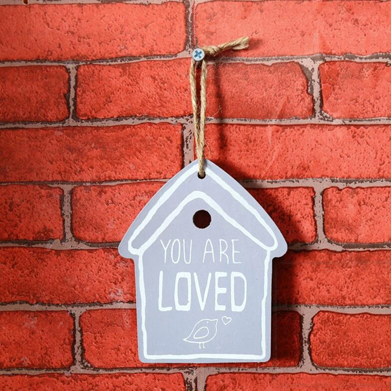 Креативная деревянная вывеска в форме птицы винтажная домашняя для декора доска