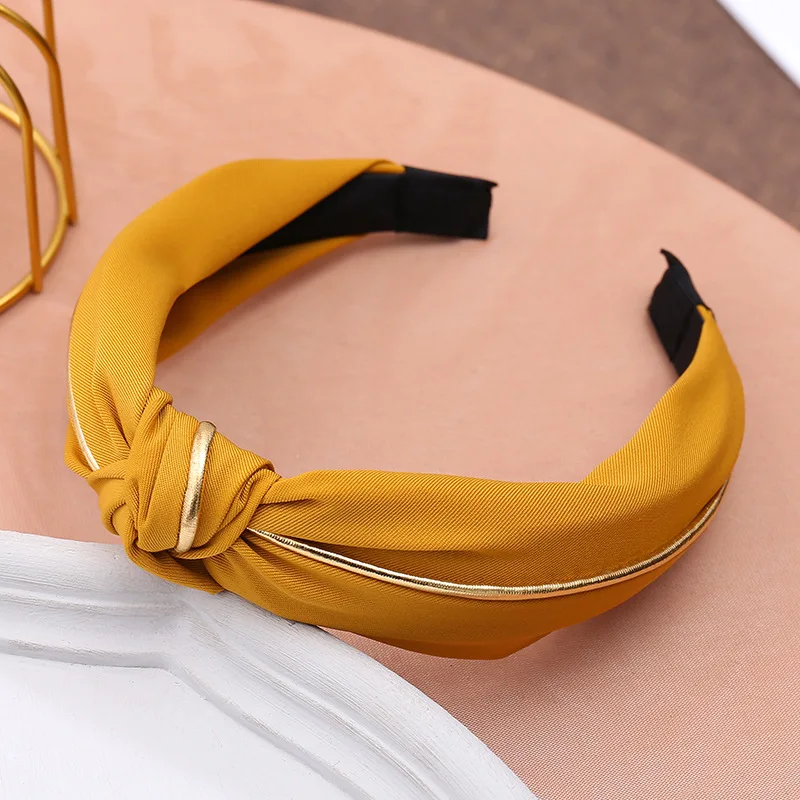 Fashion Womens Bow Knot Hairband Leather Hoop PU Cross Knot Women Head Hoop Glitter Girls Hair Headband Hair Accessories DSFG02 crocodile hair clips Hair Accessories