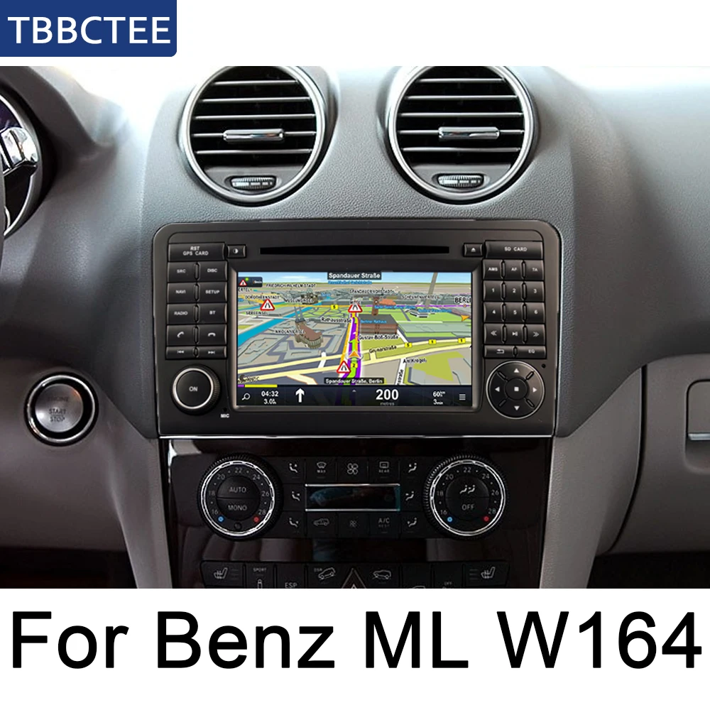 Для Mercedes Benz ML320 ML350 W164 2005~ 2012 NTG автомобильный dvd-плеер на основе Android мультимедийная карта gps-навигации USB с обезьянкой