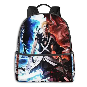 

BLEACH Kurosaki Ichigo 3D Print Student School Backpack Popular Game Girls Boys School Book Bags Custom