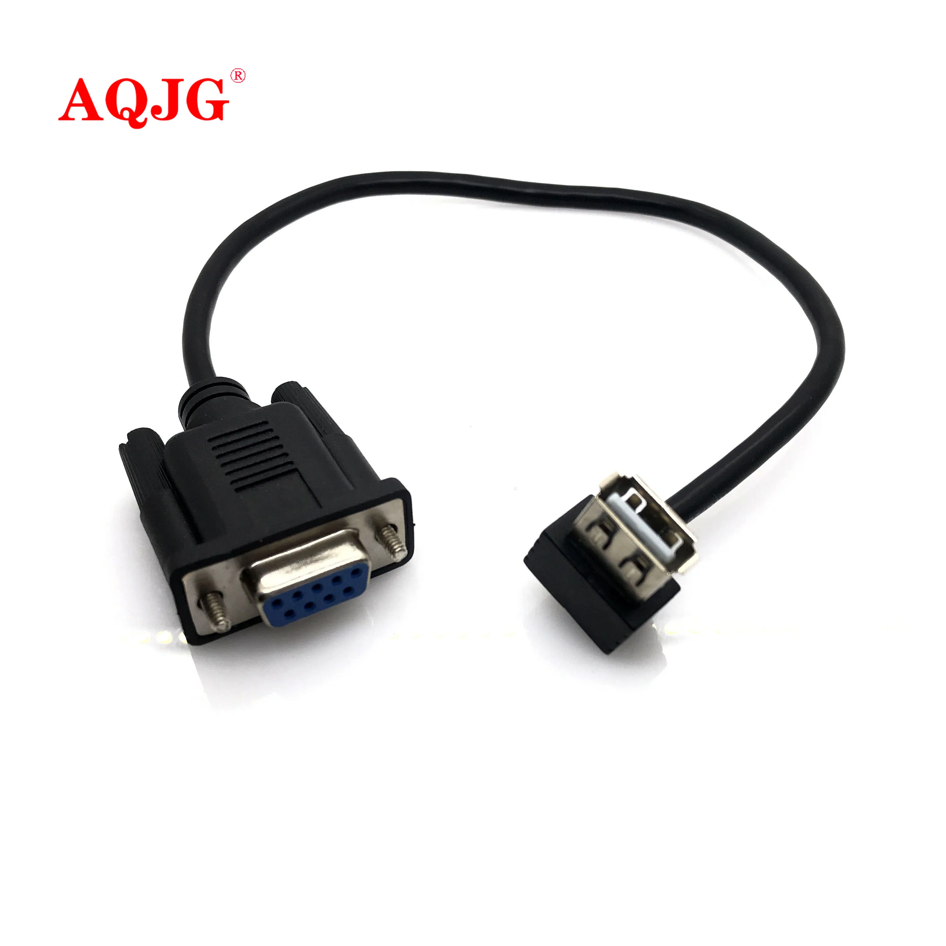Feminino para Usb 2.0 a Serial Cabo Adapter Feminino Rs232 Db9 Converter 25 Centímetros