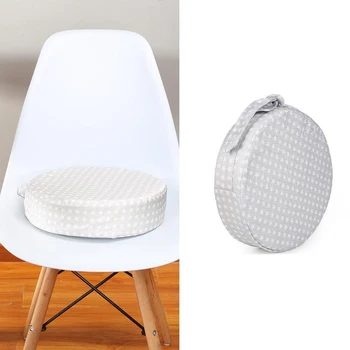 

Stars Print Round Detachable Seat Heightening Washable Thickening Chair Seat Baby Child Dining Chair Heightening Cushion