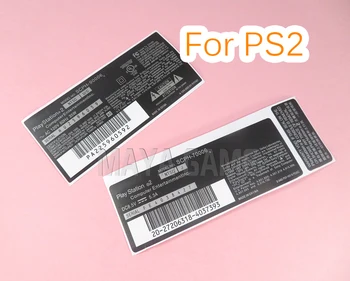 

50pcs Sticker Lable Skin Cover Decal Wrap For Playstation 2 PS2 Console 7w 9w