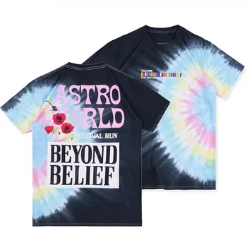 

Travis Scott Astroworld Festival Run Tie Dye Tee T Men Women 1:1 Best Quality ASTROWORLD TRAVIS SCOTT t-shirts