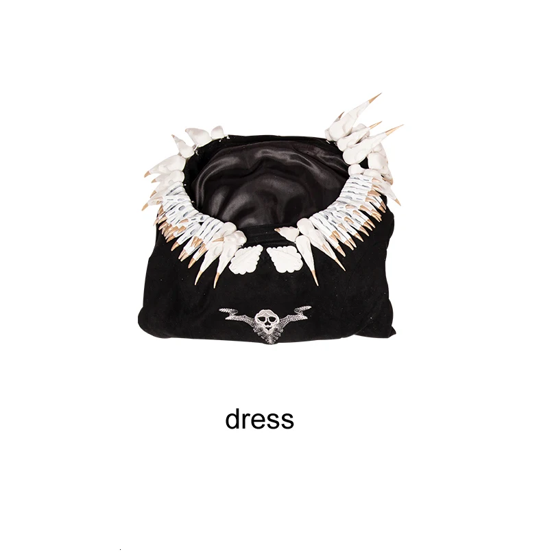 Dress Maleficent Mistress of Evil; карнавальный костюм; наряд на Хэллоуин; рога; необычный череп; Анжелина Джоли; черное платье на заказ - Цвет: Dress