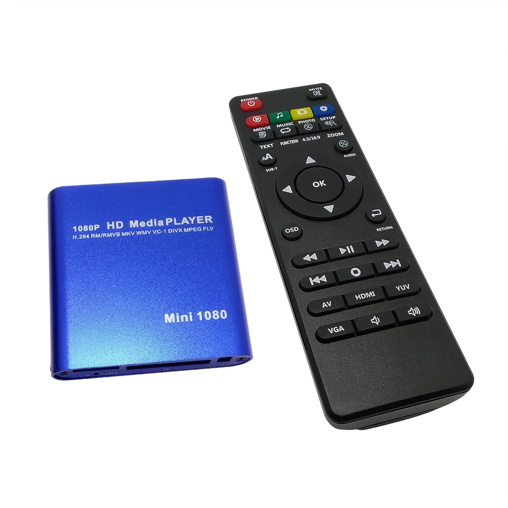 USB внешний медиаплеер Full HD 1080P HDD мультимедиа плеер с HDMI SD медиа tv Box Поддержка MKV H.264 RMVB WMV HDD плеер