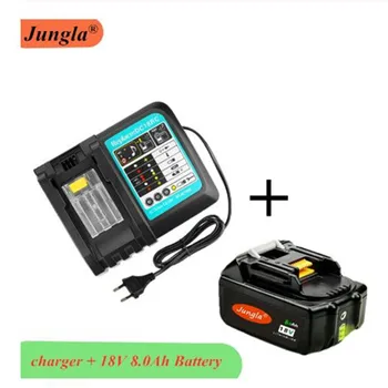 

New BL1860 18v 8000mAh rechargeable lithium-ion battery with DC18RCT battery charger for MAKITA BL1860 BL1850 BL1830 power tools