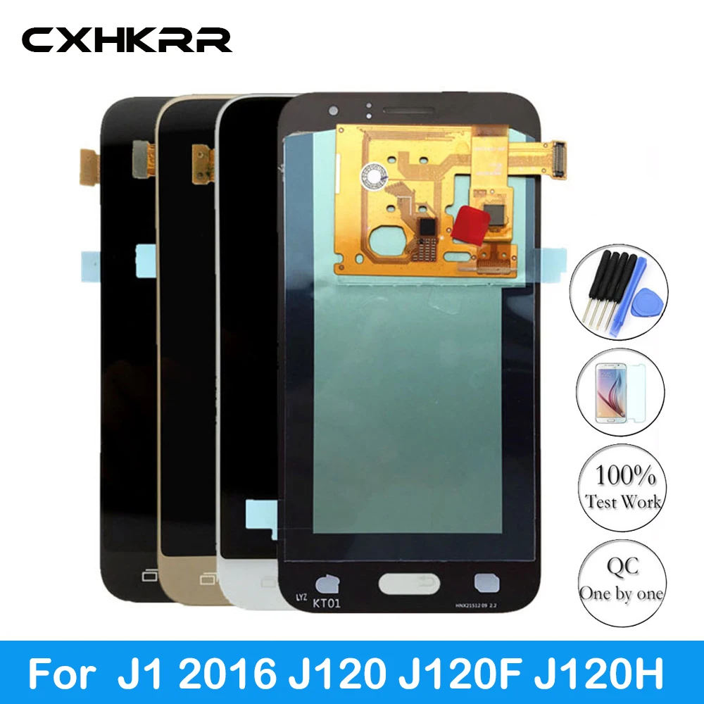 

100% Tested Working For Samsung Galaxy J1 J120 2016 J120F J120H J120M LCD Display Touch Screen Digitizer Assembly