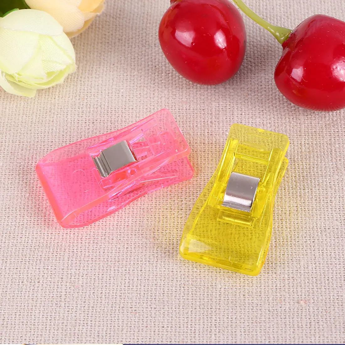 50 шт. пластиковые чудо-зажимы держатель для DIY Лоскутная Ткань Лоскутное Ремесло Швейные зажимы для вязания товары для дома и офиса
