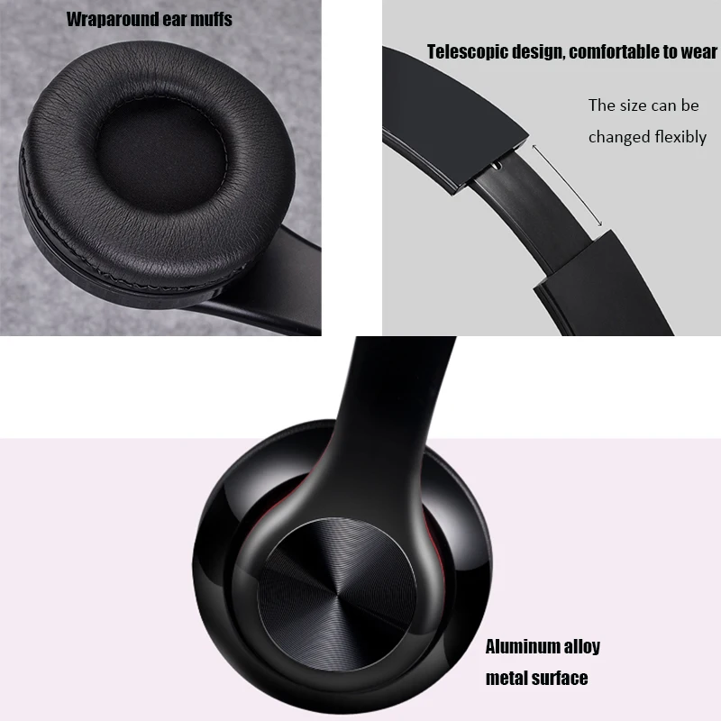 WZ8 стерео беспроводные Bluetooth наушники складной дизайн регулируемая гарнитура