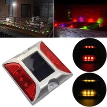 Солнечная настенная лампа дорожный транзитная дорога фонари со штырем для дорожного освещения сад лампа для дорожек кирпича для дорожек и улиц Солнечный Мощность квадратный Предупреждение лампа