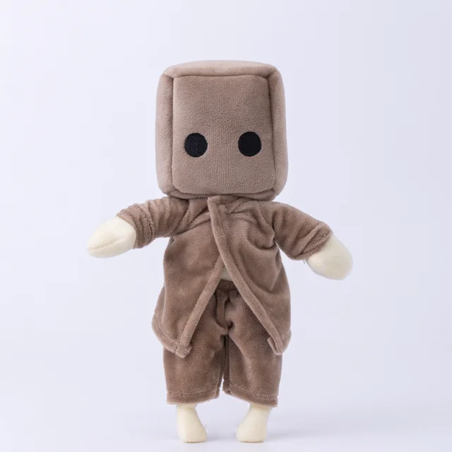Anime Little Nightmare Little Nightmare 2 Plush Toy Doll Little Six Plush Stuffed Anime Toy Nightmare Game Plush Toy Fan Gifts The new box man