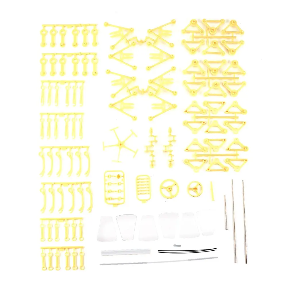 OCDAY DIY 3D Puzzle Wind Powered Mechanical Walking Walker Strandbeest Model Kit Intelligence Training Jigsaw Toys for Kids Baby |