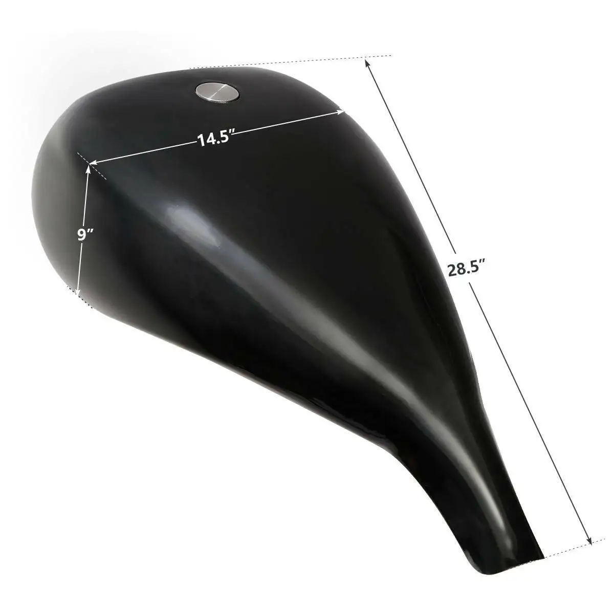 Мотоцикл 4,7 галлон 5 ''окрашенные Gal Бензобак для Harley Touring Street Electra Glide FLHR пользовательские Baggers