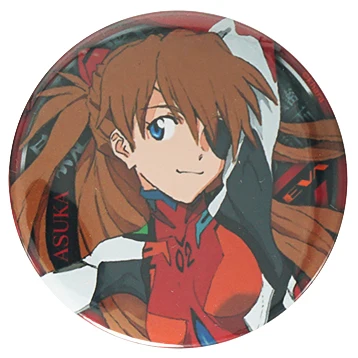 Аниме Евангелион Genesis Evangelion EVA Ikari Shinji Soryu Asuka Ayanami Rei единица-00 металлический значок брошь булавки - Окраска металла: 03 Asuka