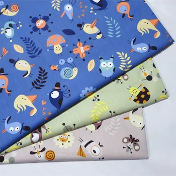 

Baby Boy Printed 100% cotton fabrics for DIY Sewing textile tecido tissue patchwork bedding quilting