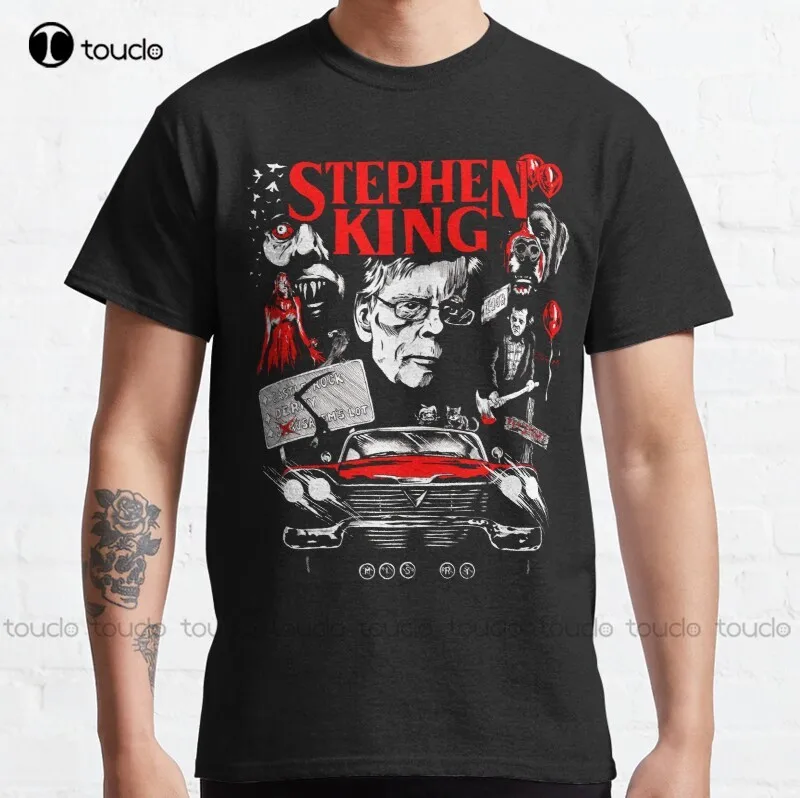 Nuovo The King Stephen King Stephen King Carrie Classic T-Shirt In Cotone T-Shirt Camicia Hawaiana Per Uomo Custom Aldult Teen Unisex