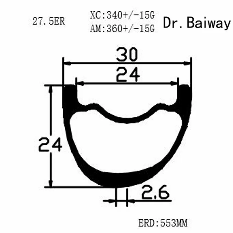 27.5er 30x24mm