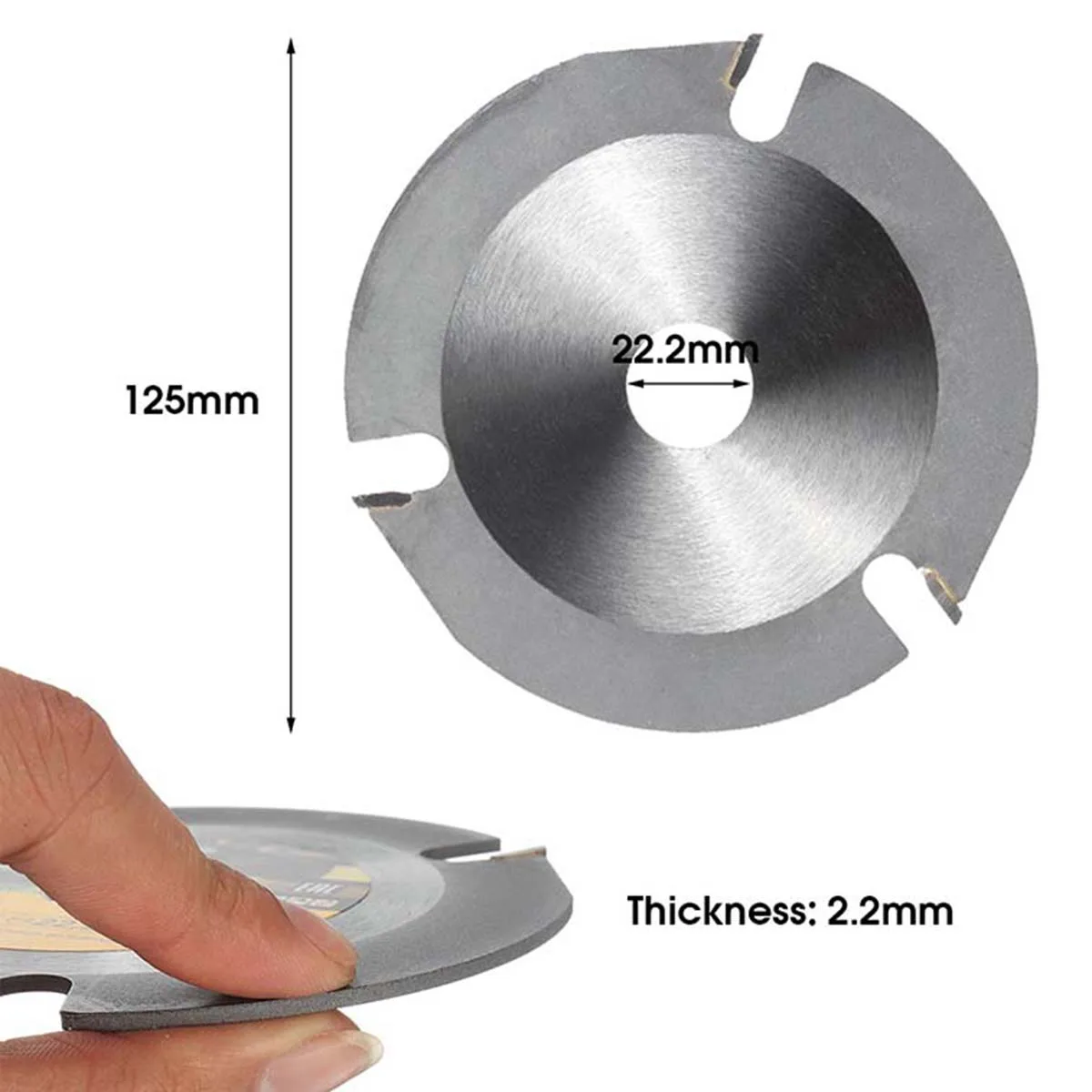 ANENG 3 Tooth 125mm Heavy Duty Grinder Chain Disc Wood Carving Disc Woodworking Chain Plate For Angle Grinder