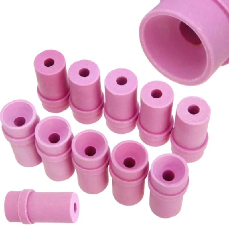 

HLZS-Ceramic Sandblast Nozzle Air Sandblaster Tips For Pneumatic Blasting Tools 10Pcs 2x1.5x4Cm