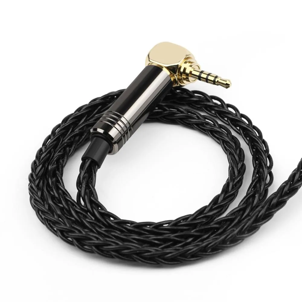 5pcs 2 5mm Jack 90 Degree Right Angle Bend Plug Copper Gold Balance Plug Hifi Headphone Jack Adapter 2 5 Audio Cable Connector