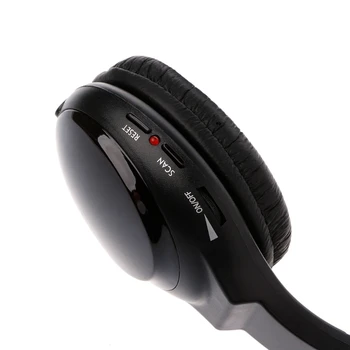 

5 In 1 Wireless Stereo Headset Headphone Transmitter FM Radio For TV DVD MP3 PC