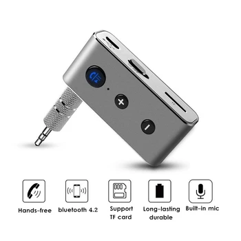 

Car bluetooth Receiver 3.5mm Stereo Music Audio Adapter Wireless bluetooth Music Receiver for Car Home TV Mobilephone Speaker