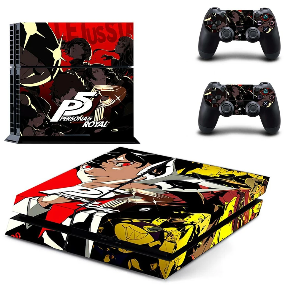 GYTM2857 Persona 5 наклейка для sony PS4 Skins 2 шт контроллер кожи консоль наклейки PS 4 защитная пленка - Цвет: GYTM2857
