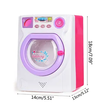 

Mini Kids Washing Machine Toy Practical Ability Training Tool Children Gift 72XC
