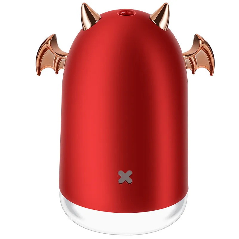 ELOOLE 230 мл увлажнитель воздуха USB Мини Арома диффузор для эфирных масел для Офис ароматерапевтическая увлажняющая светодиодный ночной Светильник - Цвет: red