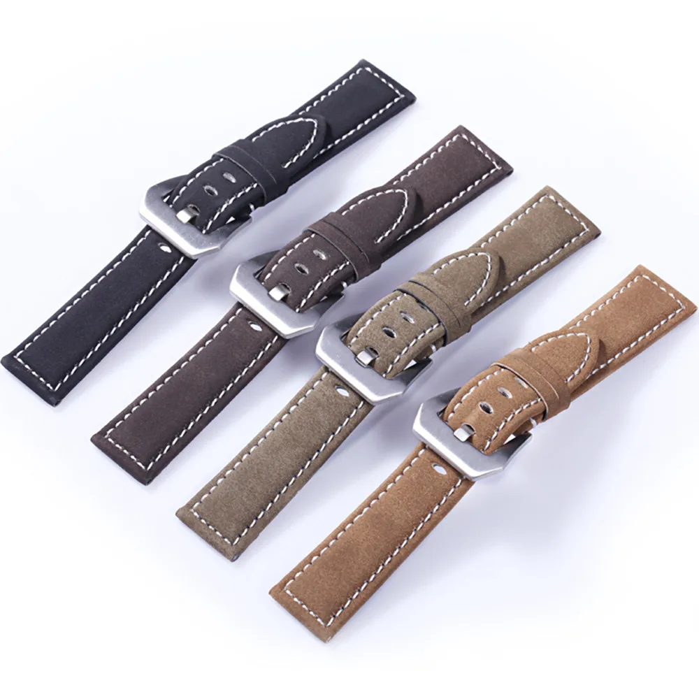 

20MM 22MM Leather Strap for Samsung Galaxy Watch 42mm 46mm Sport Smart Watchband Watch Accessories Wristband