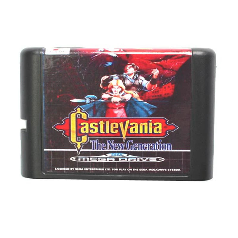Castlevania нового поколения 16 бит карточная игра для Sega игры Mega Drive и Genesis | Электроника