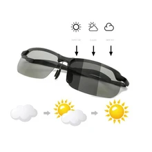 Умные сменные цветные солнцезащитные очки поляризационные мужские очки дневного и ночного видения для вождения винтажные прямоугольные оттенки zonnebril heren UV400