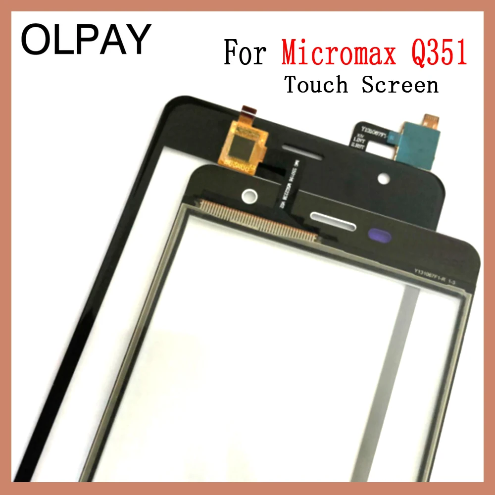 OLPAY 5,0 ''сенсорный экран для Micromax Q351 сенсорный экран дигитайзер Панель переднее стекло объектив сенсор инструменты клей+ салфетки