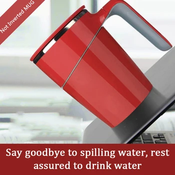 

ENERGE SPRING Hanging ears not inverted cup coffee mug stainless steel portable cup business hand cup office tea mug