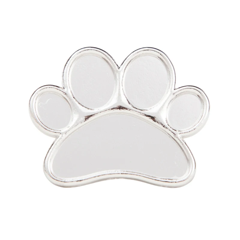 Cute Footprint Design Mini Nail Art Color Mixing Palette Ring