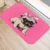 Suede Cute Dog Pattern Kitchen Bath Entrance Door Mat 40*60 Coral Velvet Carpet Doormat Floor Mats Soft Anti-Slip Rug Home Decor 12