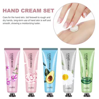 

5PCS/lot Moisturizing Hand Cream Nourishing Anti-chapping Whitening Skin Care Set 30g Anti-Aging Hand Feet Care Cream